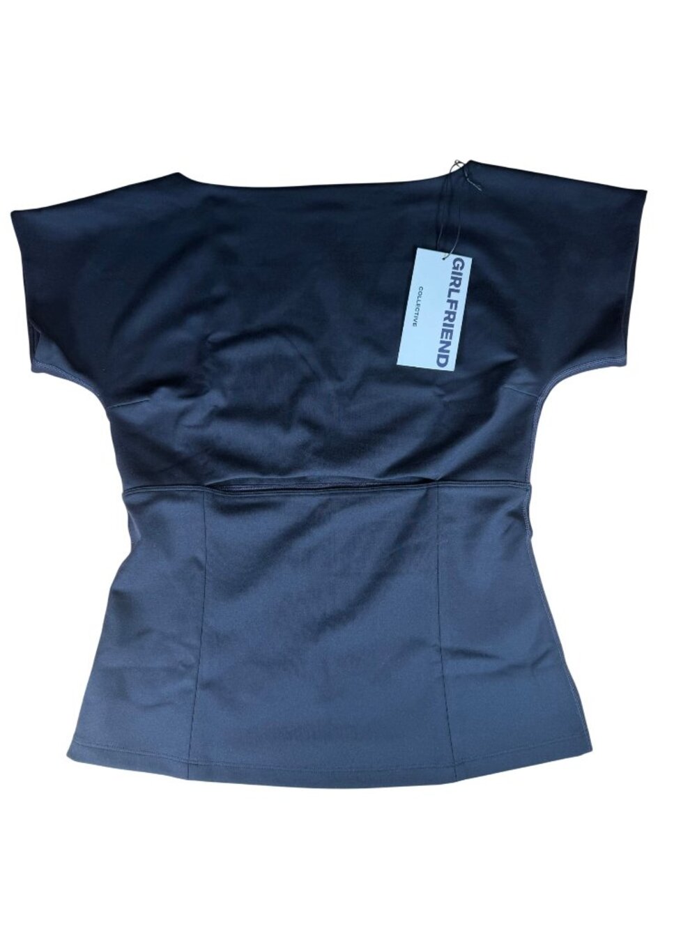 Girlfriend Collective Black Short Sleeve Athletic Tshirt Top Size XL NWT